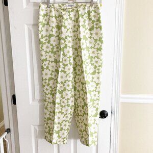 Judith Hart Collection Vintage 100% Silk Floral Pants Size 16
